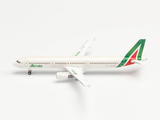 herpa wings 1/500 (ダイキャスト製) A321 アリタリア航空 "Piazza della Signoria GUBBIO" EI-IXH