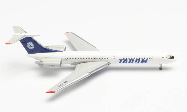herpa wings 1/500 (ダイキャスト製) IL-62M タロム航空 YR-IRE
