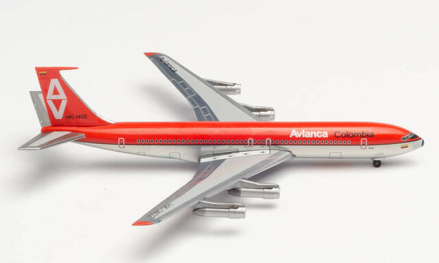 herpa wings 1/500 (ダイキャスト製) 707-300 アビアンカ航空 "Sucre" HK-1402