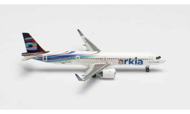 herpa wings 1/500 (ダイキャスト製) A321neo アルキア イスラエル航空 4X-AGN Blue variant