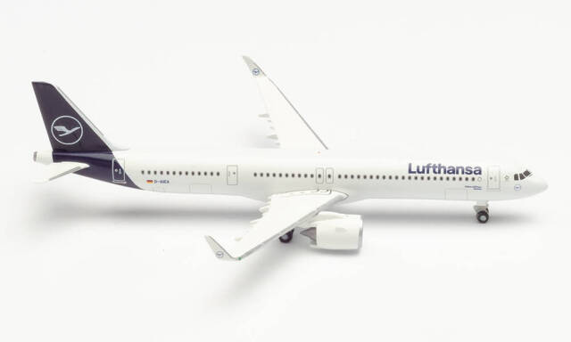 herpa wings 1/500 (ダイキャスト製) A321neo ルフトハンザ航空 "Aachen" D-AIEA