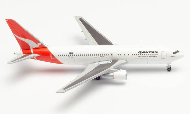 herpa wings 1/500 (ダイキャスト製) 767-200 カンタス航空 "City of Wollongong" VH-EAJ