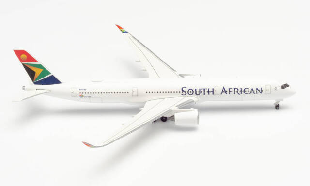 herpa wings 1/500 (ダイキャスト製) A350-900 南アフリカ航空 ZS-SDF