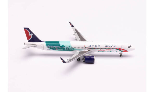 herpa wings 1/500 (ダイキャスト製) A321neo エアマカオ "Macao welcomes you" B-MBQ