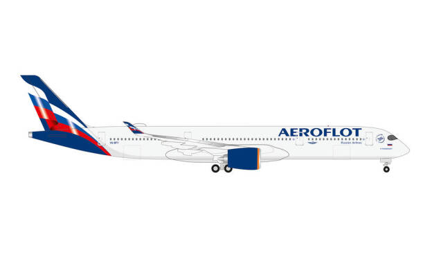 herpa wings 1/500 (ダイキャスト製) A350-900 アエロフロート "P. Tchaikovsky" VQ-BFY