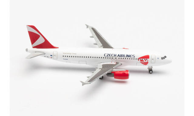 herpa wings 1/500 (ダイキャスト製) A320 チェコ航空 OK-HEU 2020新塗装