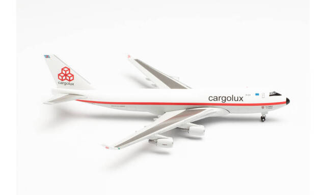 herpa wings 1/500 (ダイキャスト製) 747-400ERF カーゴルクス 50周年 レトロカラー LX-NCL "City of Ettelbruck"