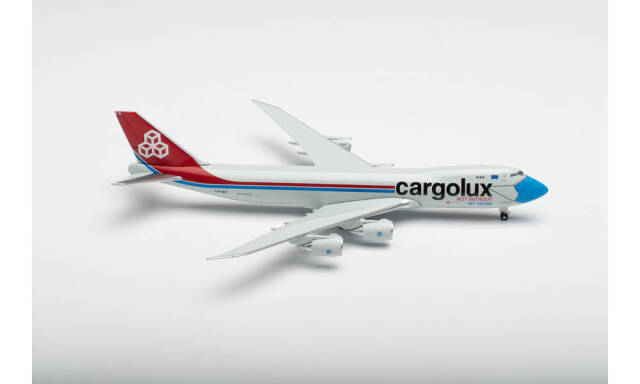 herpa wings 1/500 (ダイキャスト製) 747-8F カーゴルクス LX-VCF "Not Without My Mask"
