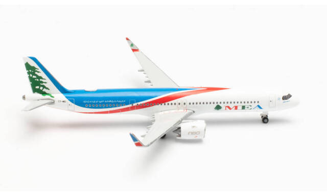 herpa wings 1/500 (ダイキャスト製) A321neo MEA ミドルイースト航空 T7-ME1