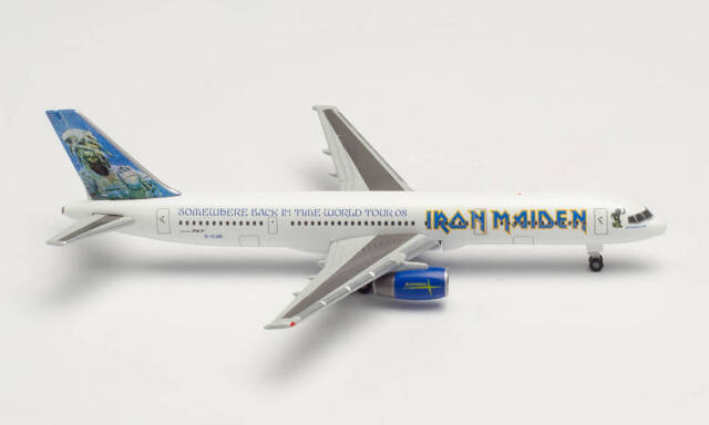 herpa wings 1/500 (ダイキャスト製) 757-200 アイアンメイデン (アストライオス航空) “Ed Force One” 2008 G-OJIB