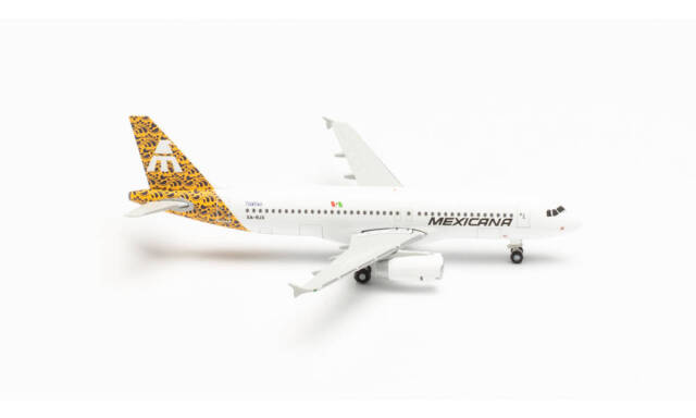 herpa wings 1/500 (ダイキャスト製) A320 メキシカーナ航空 Talavera tail design “Tizatlan” XA-RJX