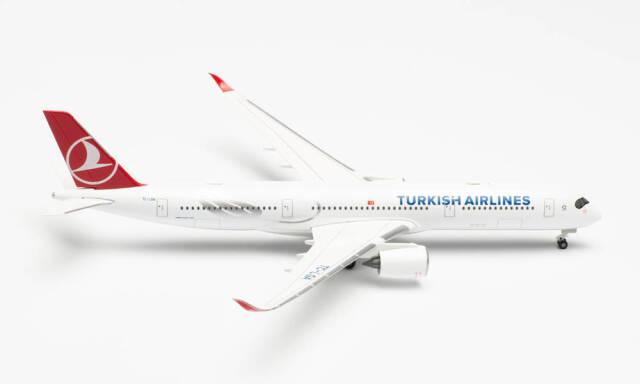 herpa wings 1/500 (ダイキャスト製) A350-900 トルコ航空 TC-LGA