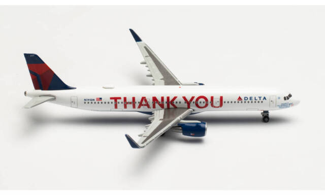 herpa wings 1/500 (ダイキャスト製) A321 デルタ航空 N391DN “Thank you”