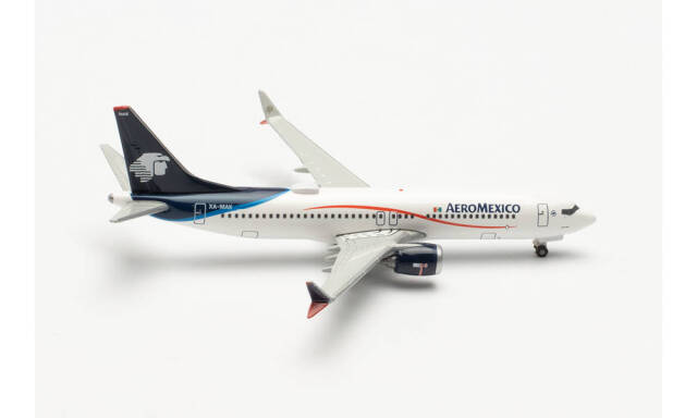herpa wings 1/500 (ダイキャスト製) 737 Max 8 アエロメヒコ航空 XA-MAK