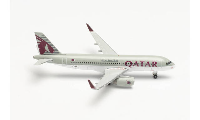 herpa wings 1/500 (ダイキャスト製) A320 カタール航空 A7-AHP