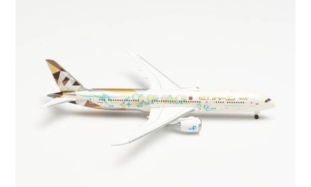 herpa wings 1/500 (ダイキャスト製) 787-9 エティハド航空 “Choose Saudi Arabia” A6-BLN