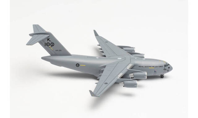herpa wings 1/500 (ダイキャスト製) C-17A オーストラリア空軍 No 36 Squadron アンバレー空軍基地 “RAAF 100” A41-210