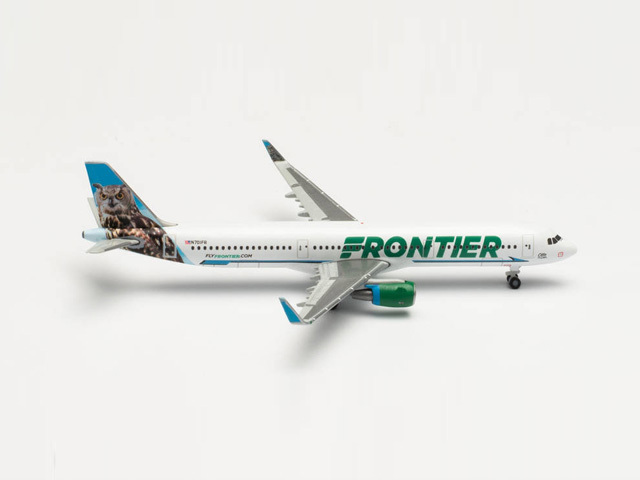 herpa wings 1/500 (ダイキャスト製) A321 フロンティア航空 N701FR “Otto the Owl”