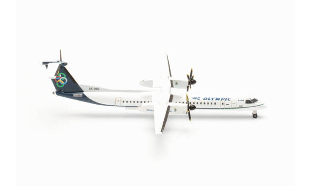 herpa wings 1/500 (ダイキャスト製) Q400 オリンピック航空 SX-OBF