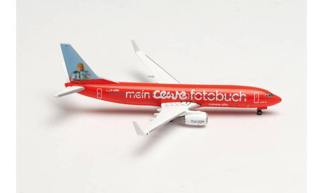 herpa wings 1/500 (ダイキャスト製) 737-800 TUIフライ航空 “Cewe Fotobuch” D-ABMV
