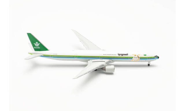 herpa wings 1/500 (ダイキャスト製) 777-300ER サウディア “75 Years Retrojet” HZ-AK28