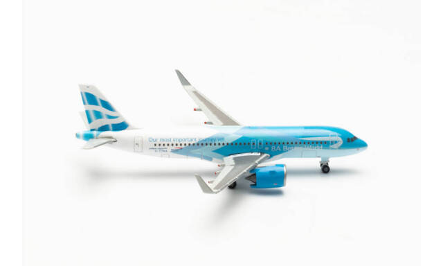 herpa wings 1/500 (ダイキャスト製) A320neo ブリティッシュ・エアウェイズ “BA Better World” G-TTNA
