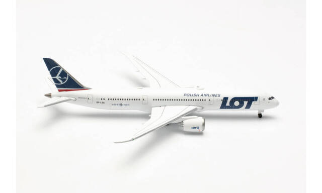 herpa wings 1/500 (ダイキャスト製) 787-9 LOTポーランド航空 SP-LSG