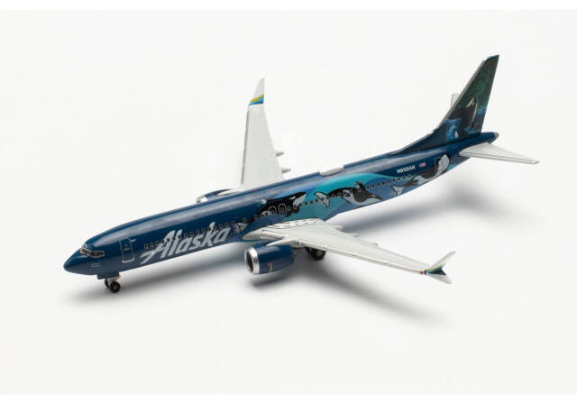 herpa wings 1/500 (ダイキャスト製) 737 Max 9 アラスカ航空 "West Coast Wonders" N932AK