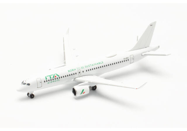 herpa wings 1/500 (ダイキャスト製) A220-300 ITAエアウェイズ “Born to be Sustainable” EI-HHJ