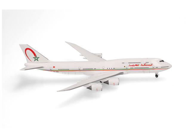 herpa wings 1/500 (ダイキャスト製) 747-8BBJ モロッコ政府専用機 CN-MBH