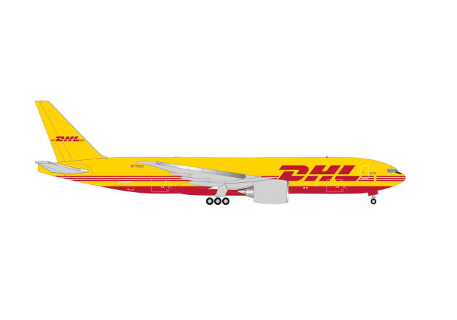 [予約]herpa wings 1/500 (ダイキャスト製) 777F DHLアビエーション N776CK