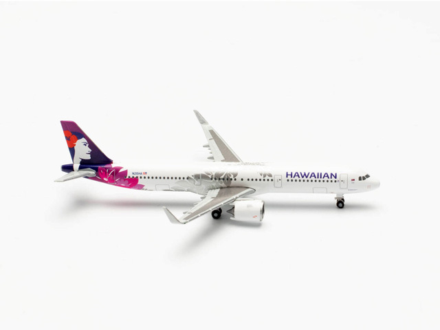 herpa wings 1/500 (ダイキャスト製) A321neo ハワイアン航空 “Uhiuhi” N215HA