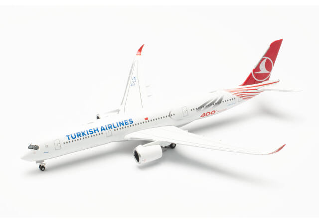 herpa wings 1/500 (ダイキャスト製) A350-900 ターキッシュ・エアラインズ “400th Aircraft”  “Tek Y?rek” TC-LGH