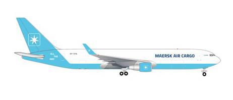 herpa wings 1/500 (ダイキャスト製) 767-300F マースク・エア・カーゴ OY-SYA