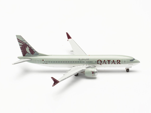 herpa wings 1/500 (ダイキャスト製) 737 Max 8 カタール航空 A7-BSC