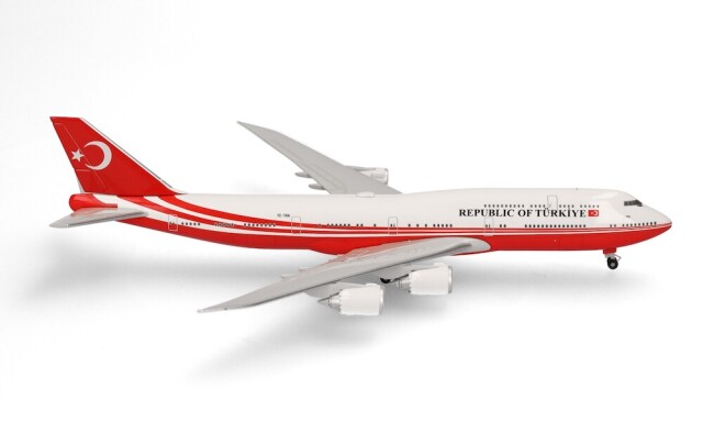 herpa wings 1/500 (ダイキャスト製) 747-8 BBJ トルコ政府専用機 TC-TRK
