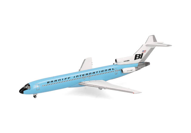 herpa wings 1/500 (ダイキャスト製) 727-200 ブラニフ航空 N403BN Solid New Dark Blue