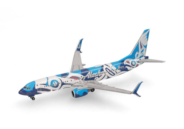 herpa wings 1/500 (ダイキャスト製) 737-800 アラスカ航空 “X?at Kw?ani (Salmon People)” N559AS