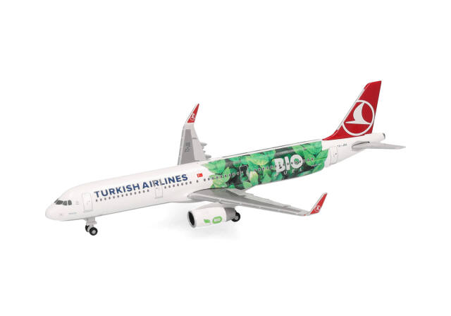 herpa wings 1/500 (ダイキャスト製) A321neo ターキッシュ・エアラインズ “Bio Fuel”  TC-JSU “Kalecik”