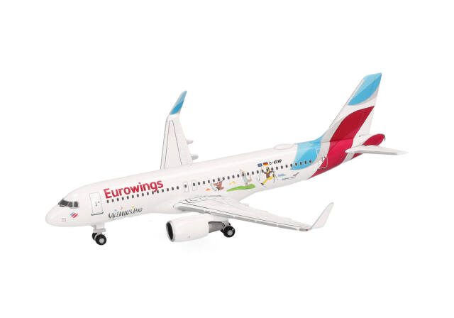 herpa Airbus A320 エデルワイス 1/500 Herpa Wings A320 エーデルワイス航空 新塗装 HB-IJU 1/500 [528986]