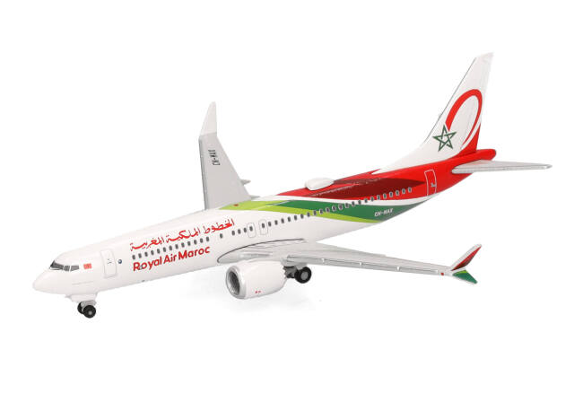 herpa wings 1/500 (ダイキャスト製) 737 Max 8 ロイヤル エア モロッコ CN-MAX