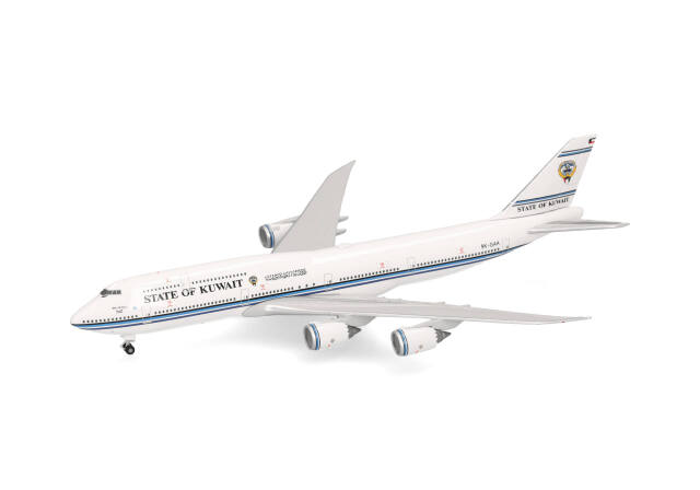 herpa wings 1/500 (ダイキャスト製) 747-8 BBJ クウェート政府専用機 9K-GAA