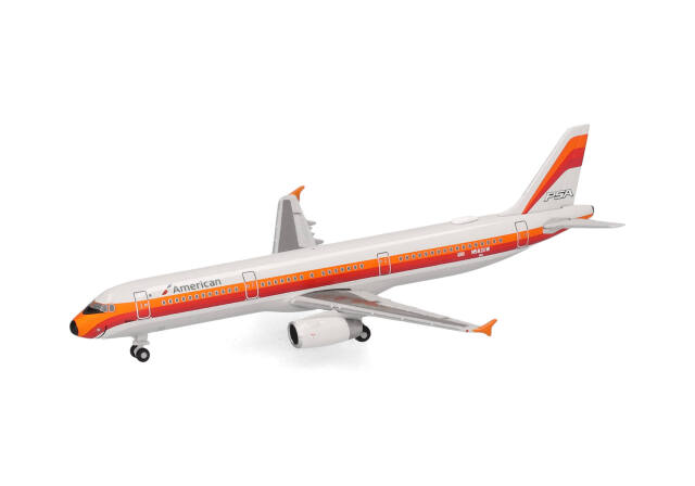 herpa wings 1/500 (ダイキャスト製) A321 アメリカン航空 PSA Heritage livery N582UW