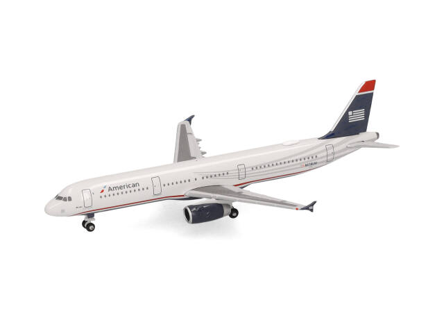 herpa wings 1/500 (ダイキャスト製) A321 アメリカン航空 US Airways Heritage livery N578UW