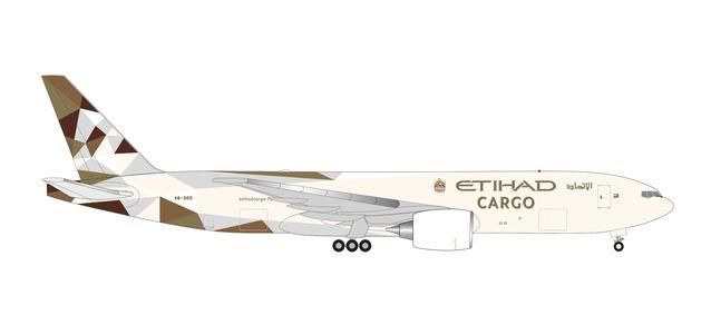 herpa wings 1/500 (ダイキャスト製) 777F エティハド航空 カーゴ A6-DDD