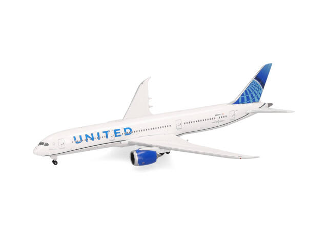herpa wings 1/500 (ダイキャスト製) 787-9 ユナイテッド航空 N25982