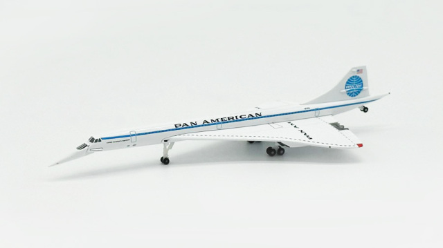 herpa wings (herpa openhouse 2025限定) 1/500 (ダイキャスト製) コンコルド Pan American N71PA "Clipper Yesterday's Tomorrow" ※お1人様1個まで