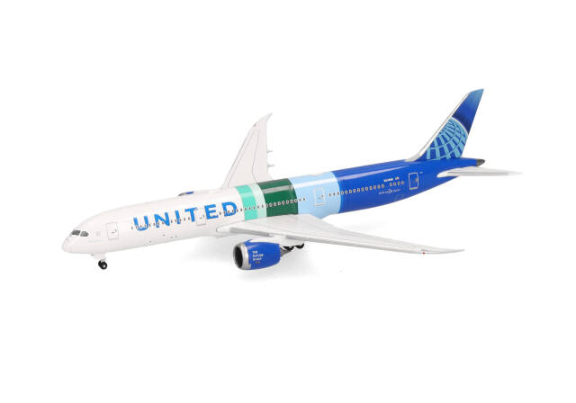 herpa wings 1/500 (ダイキャスト製) 787-9 ユナイテッド航空 "The Future is SAF" N24988