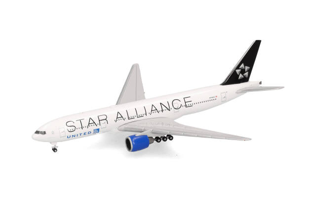 herpa wings 1/500 (ダイキャスト製) 777-200 ユナイテッド航空 "Star Alliance" N794UA