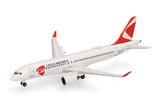 herpa wings 1/500 (ダイキャスト製) A220-300 チェコ航空 OK-FYD